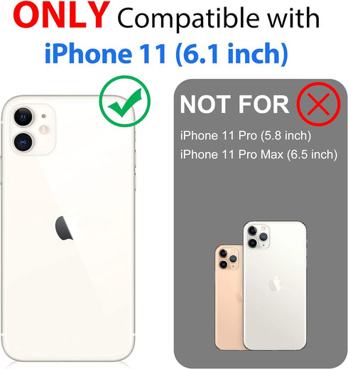 SPORTLINK Waterproof Case for iPhone 11, Full Body Heavy Duty Protection Full Sealed Cover Shockproof Dustproof Built-in Clear Screen Protector Ru...