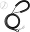 6 FT Chew Proof Metal Dog Leash with Coated Steel Cable and Padded Handle Unchewable Wire Dog Leash for Small Medium Dogs...