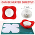 Tudomro Cozy Pre Cut Batting Quilt Batting Fabric Batting for Quilting Bowl Cozy Pattern Template Bowl Wrap Cut on Fold Template for Sewing DIY, 9...