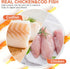 MON2SUN Rawhide Free Dog Treats Chicken Wrapped Cod Sticks for Small Dogs Soft Training Snacks 14.11oz...