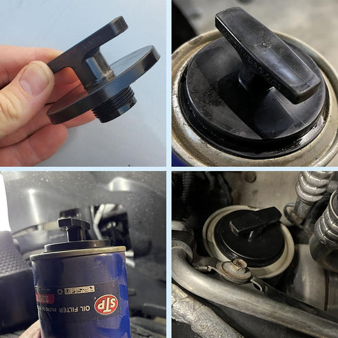 1 PC Car Filter Plug Cover with Handle, Vehicle Oil Filter Stopple Tool Replacement, Durable Waterproof Automotive Plug Tool Accessories Compatibl...
