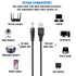 GINTOOYUN 5V USB2.0 to DC Power Cable USB2.0 to DC 5.5mmx2.1mm Universal Charging Cable with 13 Connector Plugs for Laptops, Speakers, Power Banks...