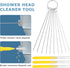 Gatuida Shower Head Cleaner: Small Gaps Hole Anti-Clogging Shower Head Cleaning Brush, Shower Nozzle Clog Removal Picks Shower Cleaner Brushes for...