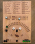 Wooden Board Game - Fun Baseball Marble Game for Family Game Night...
