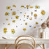 CRASPIRE 8 Sheets 8 Styles Sunflower Window Stickers Spring Summer Theme Butterfly Stickers Window Clings Wall Decor Decals for Fridge Bedroom Liv...