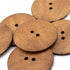 Summer-Ray 30pcs Large Brown Wooden Button 60mm 2.36" DIY Craft 2-Eye Sewing Button...