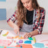 Playdough Tools 55 PCS Play Dough Tools Set for Kids, Play Dough Accessories Plastic Playdough Alphabet Numbers Shapes Cutters,Playdough Rollers,D...