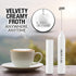 Zulay Kitchen Powerful Rechargeable Milk Frother with Case - Froth N Go Compact Handheld Foam Maker for Lattes - Travel Electric Whisk Drink Mixer...