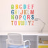 DECOWALL DS8-1701A Uppercase Alphabet ABC Letter Kids Wall Stickers Wall Decals Peel and Stick Removable Wall Stickers for Kids Nursery Bedroom Li...