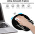 Britimes Ergonomic Mouse Pad with Wrist Support Black Human Skeleton Skull Non-Slip Rubber Base Mousepad for Home Office Gaming Working Computers ...
