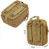 Gogoku First Aid Pouch 1000D Nylon Tactical Molle Tear Away Medical Pouch Empty Utility Pouch for Outdoor Activities Medical Supplies Camping Hiki...