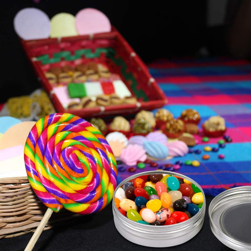 Lainrrew 15 Pack 2oz Metal Round Tins, Aluminum Empty Candle Tins with Screw Lid Small Storage Travel Tin Jars Containers for Spices, Candles, Art...