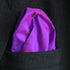 Fine Purple 100% Silk Pocket Square Full-Sized 16"x16"...