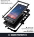 Samsung Galaxy S24 Ultra Metal Case with Kickstand Screen Protector Camera Cover S24 Ultra Sturdy Military Armor Durable Full Body Heavy Duty Shoc...