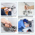 Plumbing Tools Angle Stop Wrench Kit, Angle-on Wrench Professional Plumber Wrench Tools for Installing New Compression Angle Stop and Removing the...