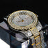 Smalody Round Luxury Women Watch Crystal Rhinestone Diamond Watches Stainless Steel Wristwatch Iced Out Watch with Japan Quartz Movement for Women...