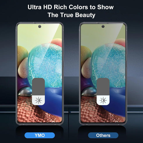 YMO 2 Pack for Samsung Galaxy A71 5G Privacy Screen Protector,9H Hardness Tempered Glass Anti-Spy Screen Protective Film for Samsung A71 5G,Easy t...