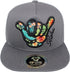 TOP LEVEL Men's Adjustable Cotton Snapback Cap 7 (Various Unique Hat Designs Available)...