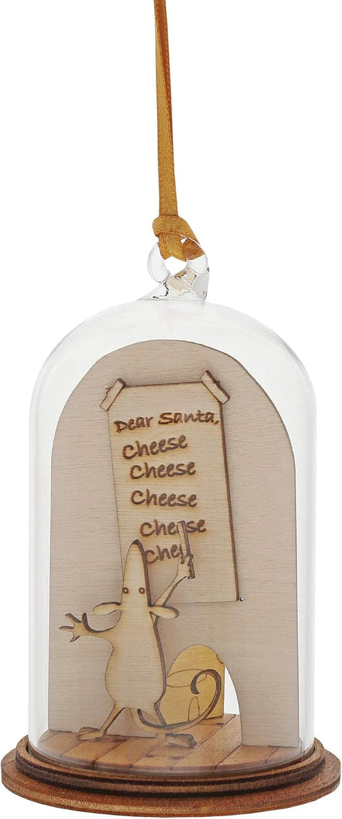 Department 56 Kloche The Spirit of Christmas Dear Santa Dome Glass Hanging Ornament, 2.5 Inch, Multicolor...