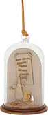 Department 56 Kloche The Spirit of Christmas Dear Santa Dome Glass Hanging Ornament, 2.5 Inch, Multicolor...