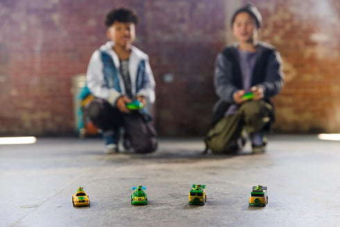 Teenage Mutant Ninja Turtles 3" Micro Shell Racers, Raphael, Ages 5+ - 2.4 Ghz Rc Vehicle with Turtle Half Shell Controller - Collect All 4!...