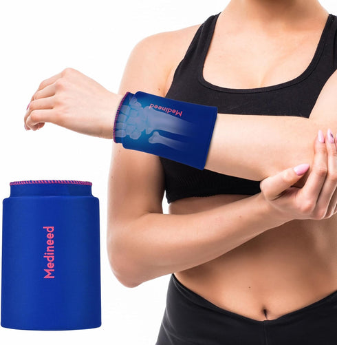 Wrist Ice Pack Wrap, Reusable Hand Gel Ice Pack for Hot Cold Compress, Pain Relief for Rheumatoid Arthritis, Tendinitis, Carpal Tunnel Pain, Injur...