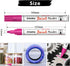 Pink Paint Pens Permanent Markers - 2 Pack Paint Markers for Metal, Rubber,Wood, Rocks, Canvas, Plastic, Dark Surface, Craft Art Supplies, Medium ...