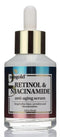 Retinol & Niacinamide Anti Aging Skin Care Facial Serum. Neck & Face Skincare Serum Concentrate Helps Reduce Appearance Of Fine Lines, Wrinkles, S...