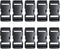 BEAULEGAN Plastic Buckles 1 Inch (Pack of 10) - Quick Side Release for Luggage Straps, Pet Collar, Backpack Repair, Dual Adjustable Ends, Black...