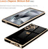 Teageo for Samsung Galaxy S24 Ultra 5G Case for Women Girl Cute Love-Heart Luxury Soft Back Cover Raised Full Camera Protection Bumper Silicone Sh...