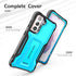 ExoGuard for Samsung Galaxy S21 Plus 5G Case, Rubber Shockproof Full Body Cover Case for Samsung S21 Plus Phone 6.7 Inch, Built-in Kickstand (Blue...