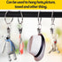 36 Pack Heavy Duty Nickel Plated Metal Curtain Rings with Clips Hooks Open Rings for Curtains and Robs,Easy to Open and Close(Silver)...