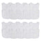 Neat Solutions 2-Ply Knit Terry Solid Color Feeder Bibs in White - 20 Pack...