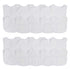 Neat Solutions 2-Ply Knit Terry Solid Color Feeder Bibs in White - 20 Pack...