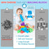 Soft Building Blocks for Toddler, Blocks for Kids 6 Months and up, Large Creative Stacking Blocks 20 PCS STEM Blocks, Toddler Stacking Toy Gifts C...