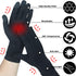 2 Pairs Full Finger Copper Arthritis Gloves with Touchscreen Tip, Compression Gloves for Women Men, Relief for Rheumatoid, Osteoarthritis, Carpal ...