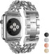 Compatible Apple Watch Band for Woman Man 45mm 49mm 42mm 44mm, Stainless Steel Cowboy Style for iWatch Series 10 9 8 7 6 5 4 3 2 se (Silver)...