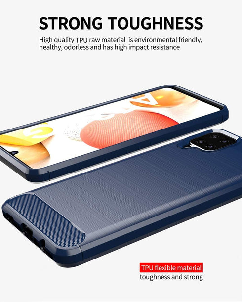 yuanming for Galaxy A12 Case,with HD Screen Protector,Shock-Absorption Flexible TPU Bumper Cove Soft Rubber Protective Case for Samsung Galaxy A12...