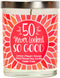 50 Never Looked So Good | Lemon, Peach, Orange | Luxury Scented Soy Candles | 10 Oz. Jar Candle | Made in The USA | Decorative Aromatherapy | 50th...