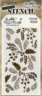 Stampers Anonymous Festive Tim Holtz Layered Stencil, 4.125-Inch by 8.5-Inch...