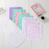 Burp Cloths for Baby Girls Organic Cotton Large Burp Clothes Extra Absorbent Soft Burping Rags Spit Up Cloth Sets for Newborns 8 Pack...