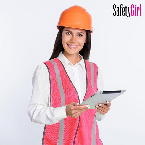Non-ANSI Women's Mesh High-Vis Safety Vest I Breathable and Comfortable I Polyester I Comfort and Maximum Visibility in Hazardous Environments and...
