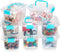 BTSKY 8 Pack Small Clear Plastic Storage Containers-4.5x3.3x2.7 Inch, Portable Mini Storage Box with Lid & Handle Multipurpose Craft Storage Conta...