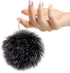 Tatuo DIY Faux Fur Pom Poms Ball with Press Button Removable Fluffy Pompom for Knitting Hats Shoes Scarves Bag Accessories (Neutral Color, 14)...