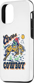 iPhone 13 Vintage Cowhide Riding Coors Cowboys Western Country Case...