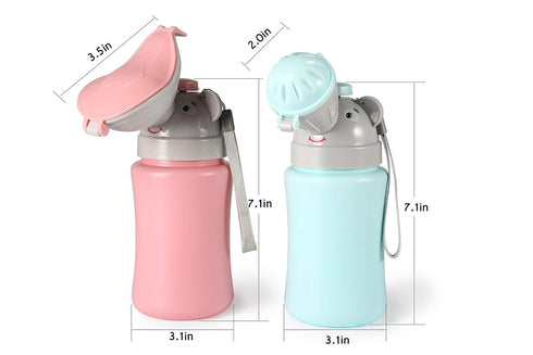 ONEDONE Portable Potty Baby Child Potty Urinal Emergency Toilet for Camping Car Travel and Kid Potty Pee Training (Blue)...