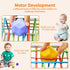 AiTuiTui Montessori Baby Toys for 1 Year Old Boy Girl Gifts, Shape Sorter Baby Toys 6 12 18 Months Early Learning Sensory Bin with 3 Soft Textured...