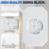 Siding Mounting Block 8141DBL, Outdoor Light Siding Mount Kit with Built-in Electrical Box, Vinyl Siding Mounting Plate for 1/2 inch Lap Double Si...