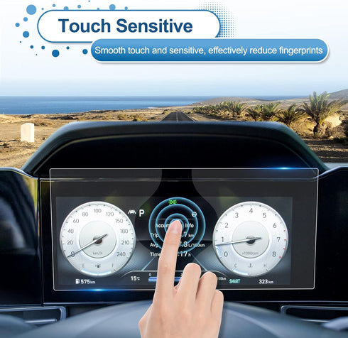 2021 2022 2023 2024 Elantra Screen Protector for Hyundai Elantra 10.2-inch Dashboard (SEL/Limited/N Line/N), 2023 Elantra/Elantra Hybrid Tempered ...