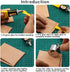 QMNNMA Seam Roller for Leather, Quilting, Platen Tools, Leather Press Edge Roller Leather Edge Creaser and Smoother, Leather Glue Laminating Rolle...